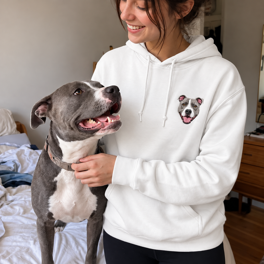 Custom Pet Face Hoodie