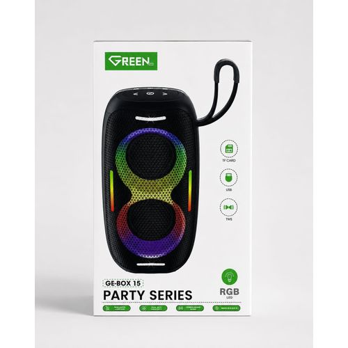Green سبيكر الحفلات GE-BOX 15
