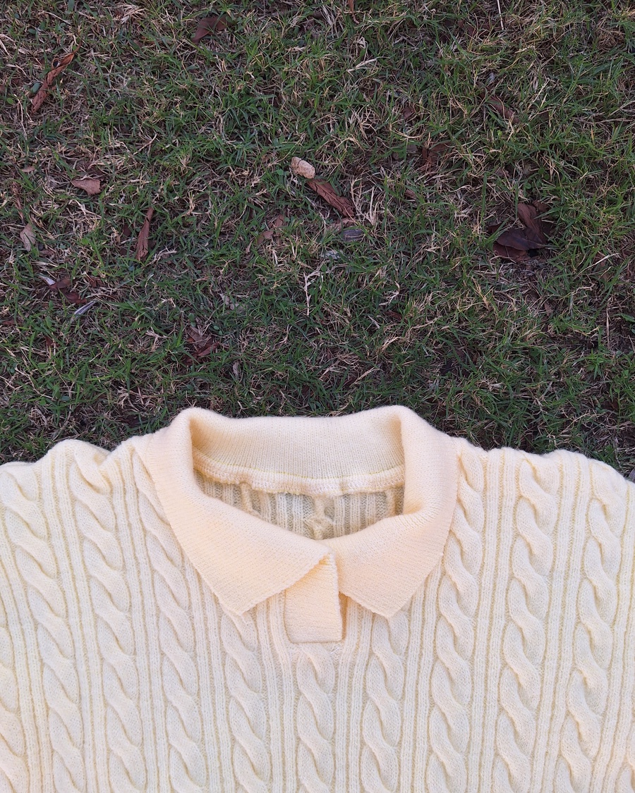 Classic Braided Indy Cable-Knit Sweater