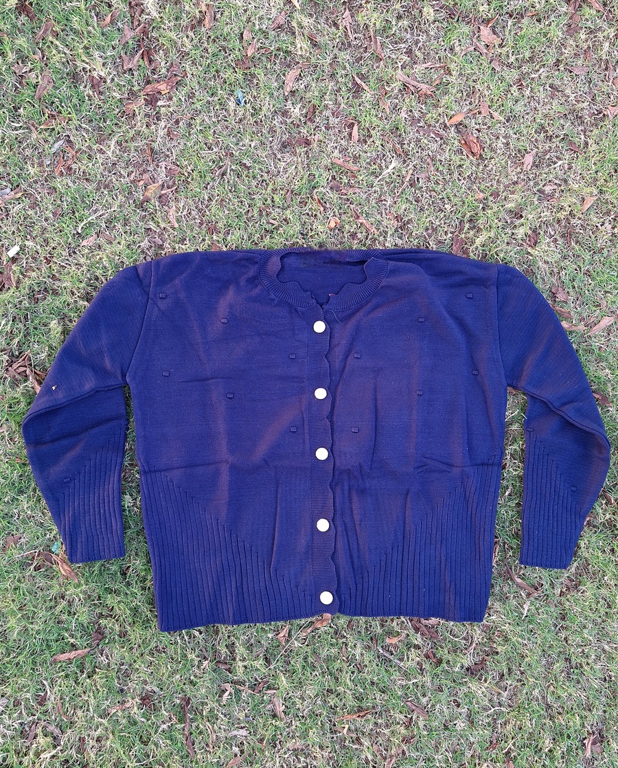 Classic Button-Up Soft-Knit Cardigan