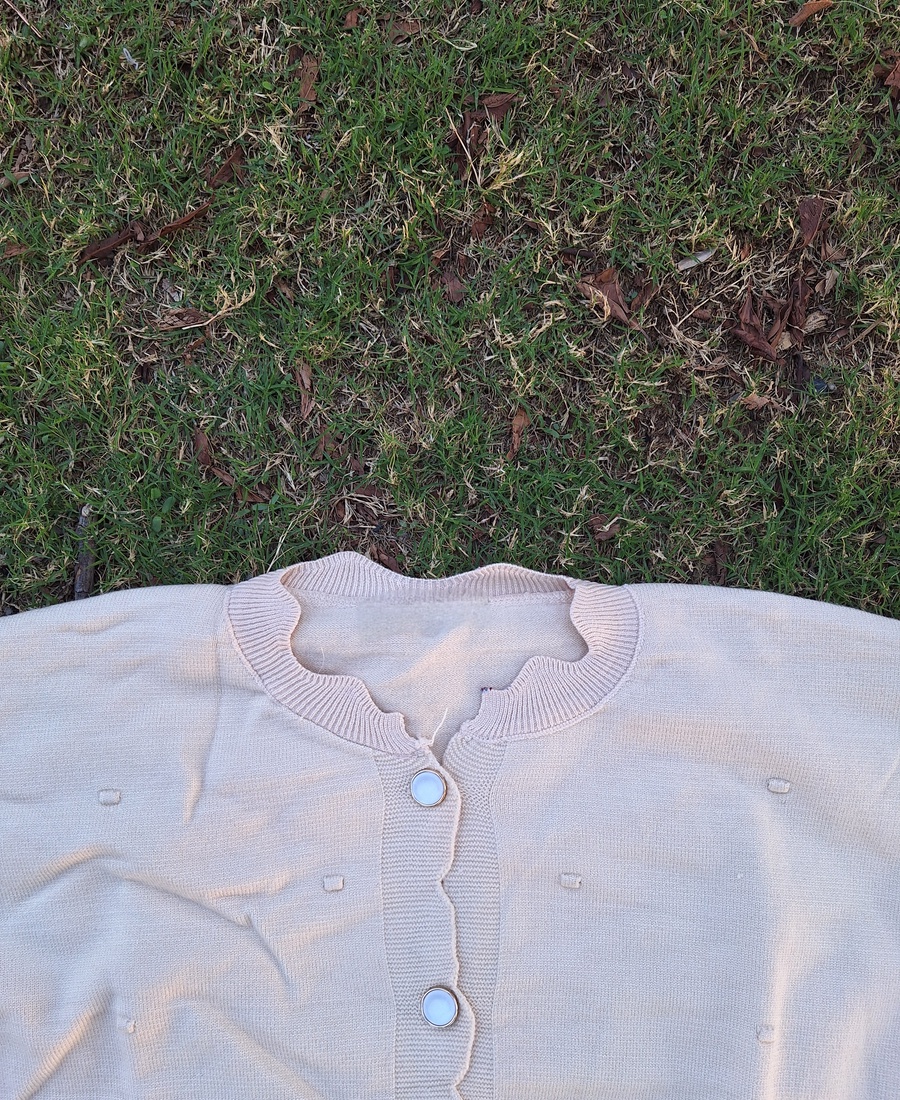 Classic Button-Up Soft-Knit Cardigan
