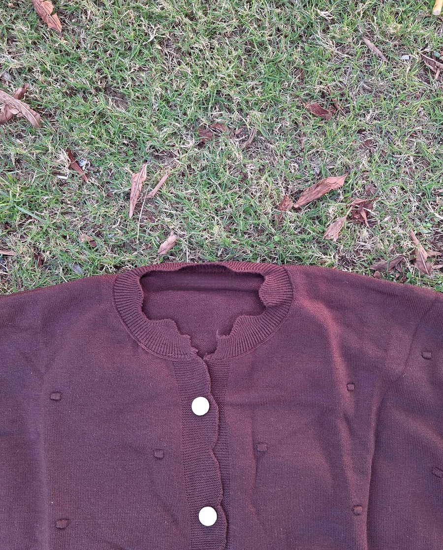 Classic Button-Up Soft-Knit Cardigan