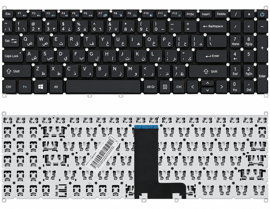 ACER laptop Keyboard for Acer Aspire 1 A115-31.Aspire 3 A315-42G A315-54K N19C1 A315-54G A315-55G A315-56G.Aspire 5 A515-43 A515-52G A515-54 A515-55 Black US Layout