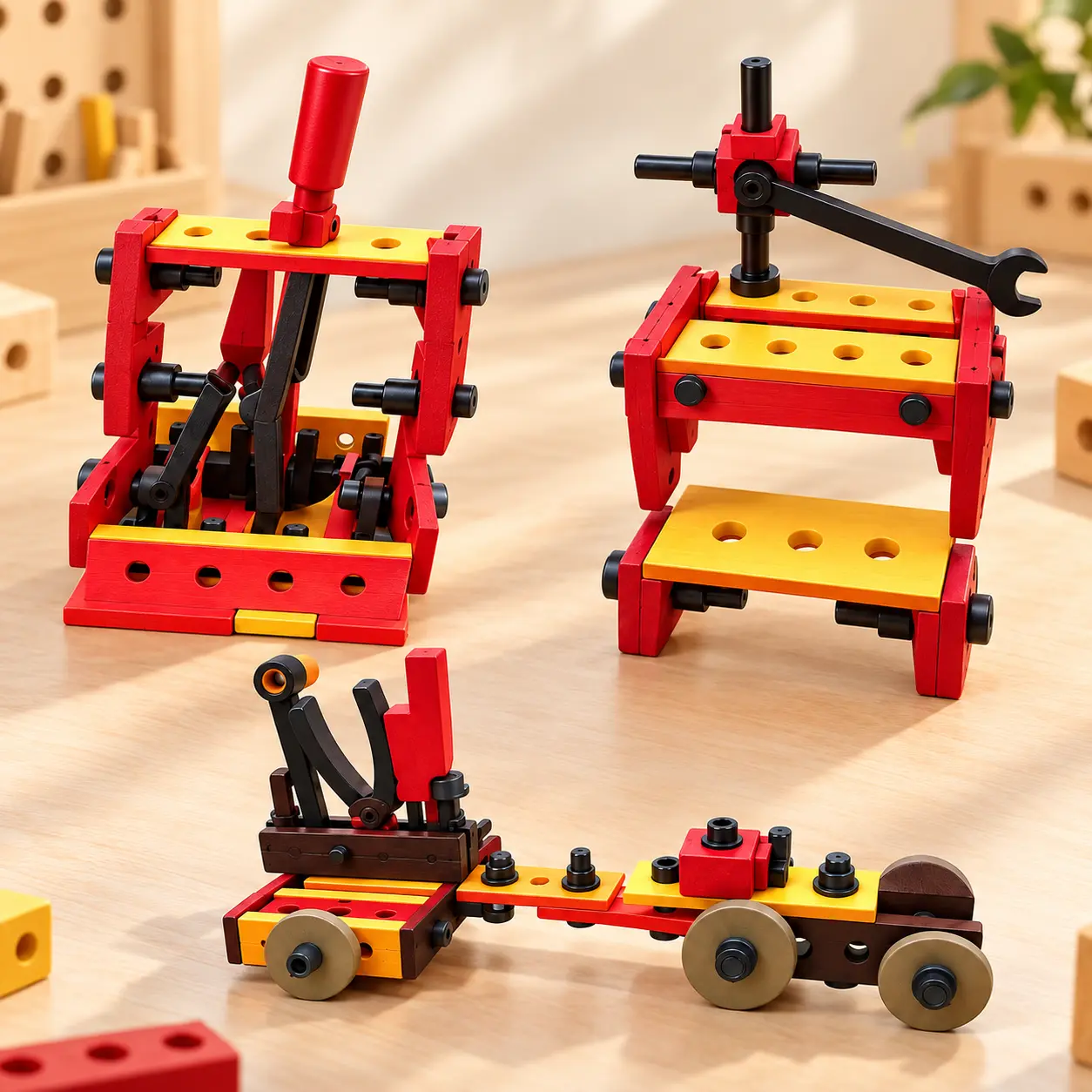 ورشة المهندس الصغير  79 قطعة | Little Engineer DIY Building Set 79 PCS