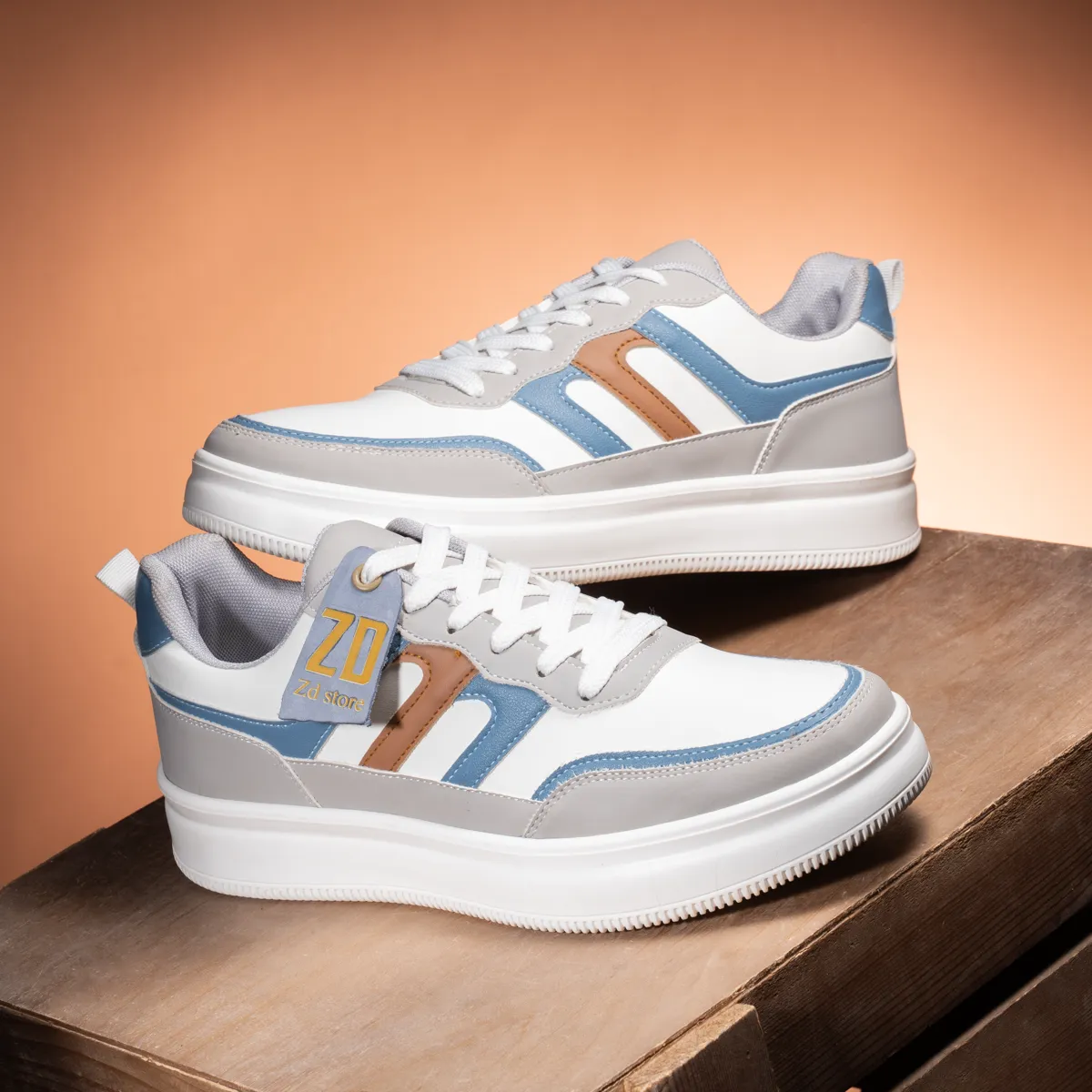 Men's Trendy Flat Sneaker-KZ15