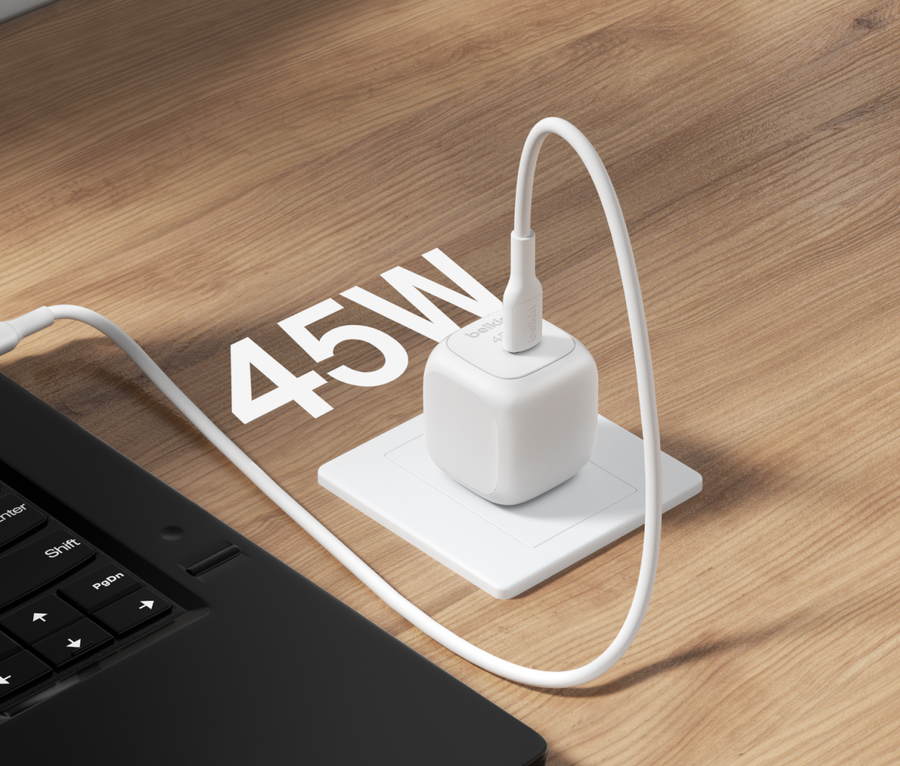 شاحن بيلكين BoostCharge المدمج USB-C بقدرة 45 واط
