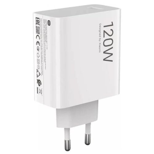 أدابتور شحن شاومي سريع بقدرة 120 وات بمنفذ USB (بدون كابل)