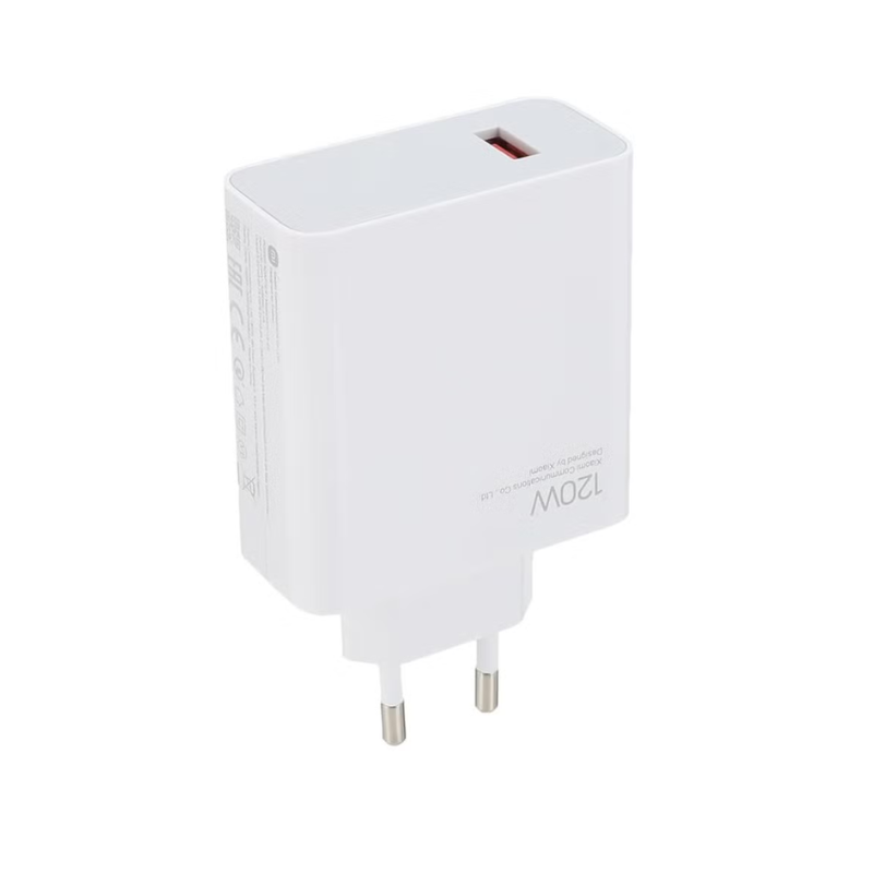 أدابتور شحن شاومي سريع بقدرة 120 وات بمنفذ USB (بدون كابل)