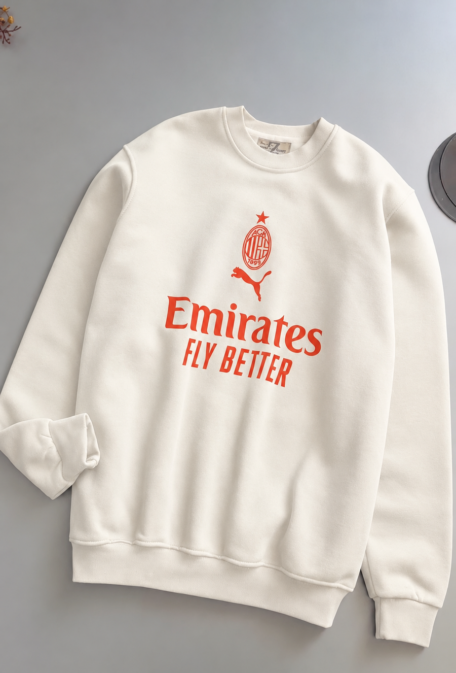 سويت شيرت AC Milan قطن 100% أوفر سايز للجنسين