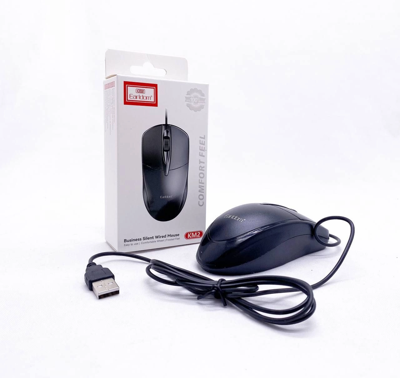 EARLDOM ET-KM2 Silent Wired Optical Mouse for Office