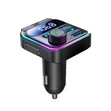شاحن و ناقل إشارة بلوتوث سيارة بقدره ٨١ واط و ٢ ميكروفون لنقل مكالمات نقية الصوت- JOYROOM JR-CCB01 Dual-Mic Car Wireless FM Transmitter 81W Charger (ضمان 12 شهر)