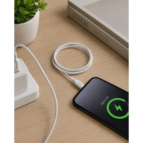 Green كابل شحن سريع جرين سيليكون Type-C إلى Lightning بقدرة 30 واط (موديل GE-C092)