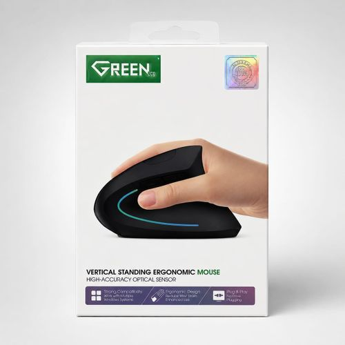 Green ماوس رأسي لاسلكي مريح جرين (موديل GE-MS072)