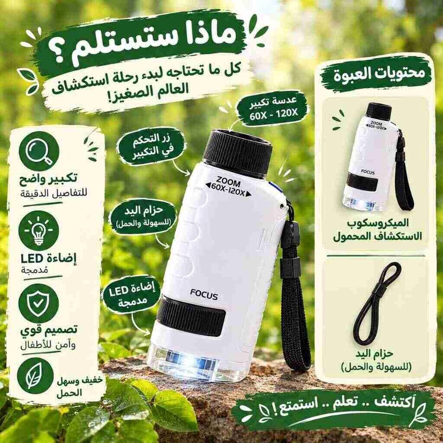 ميكروسكوب الاستكشاف المحمول