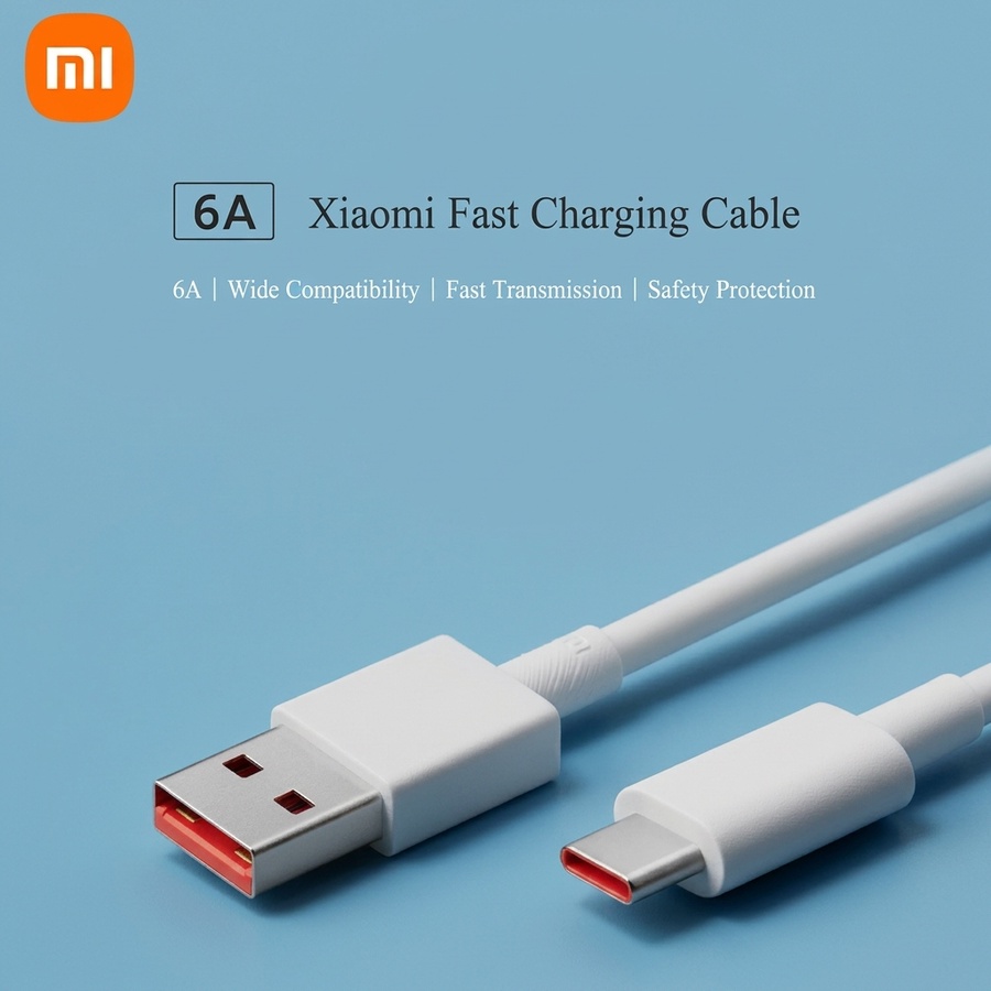 Xiaomi 6A USB-A to USB-C Fast Charging Cable 1m
