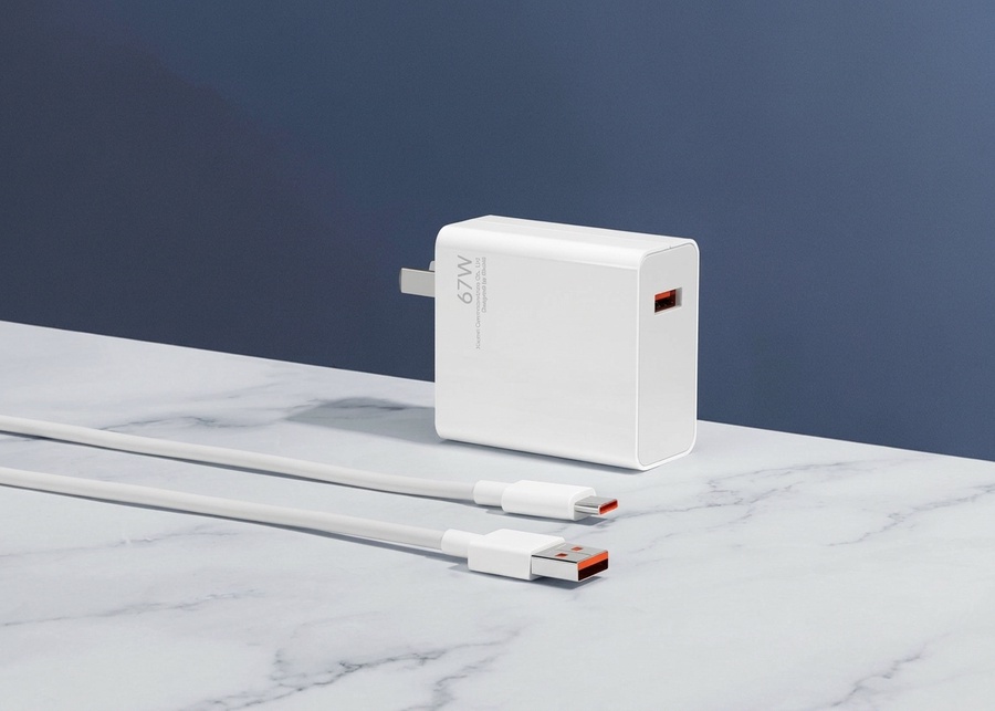 Xiaomi 67W GaN Turbo Fast Charger with 6A USB-C Cable