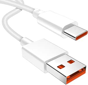 كابل شاومي USB-A إلى Type-C للشحن السريع 6 أمبير 
