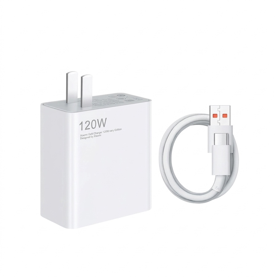 Xiaomi 120W GaN Fast Charger USB-A Kit with 6A Cable (US)