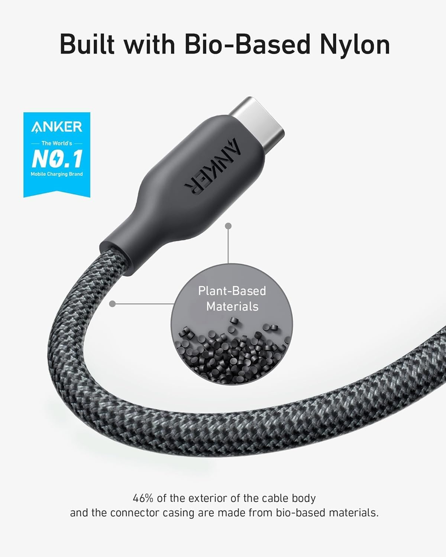 كابل أنكر 544 USB-C للشحن السريع بقدرة 240 وات