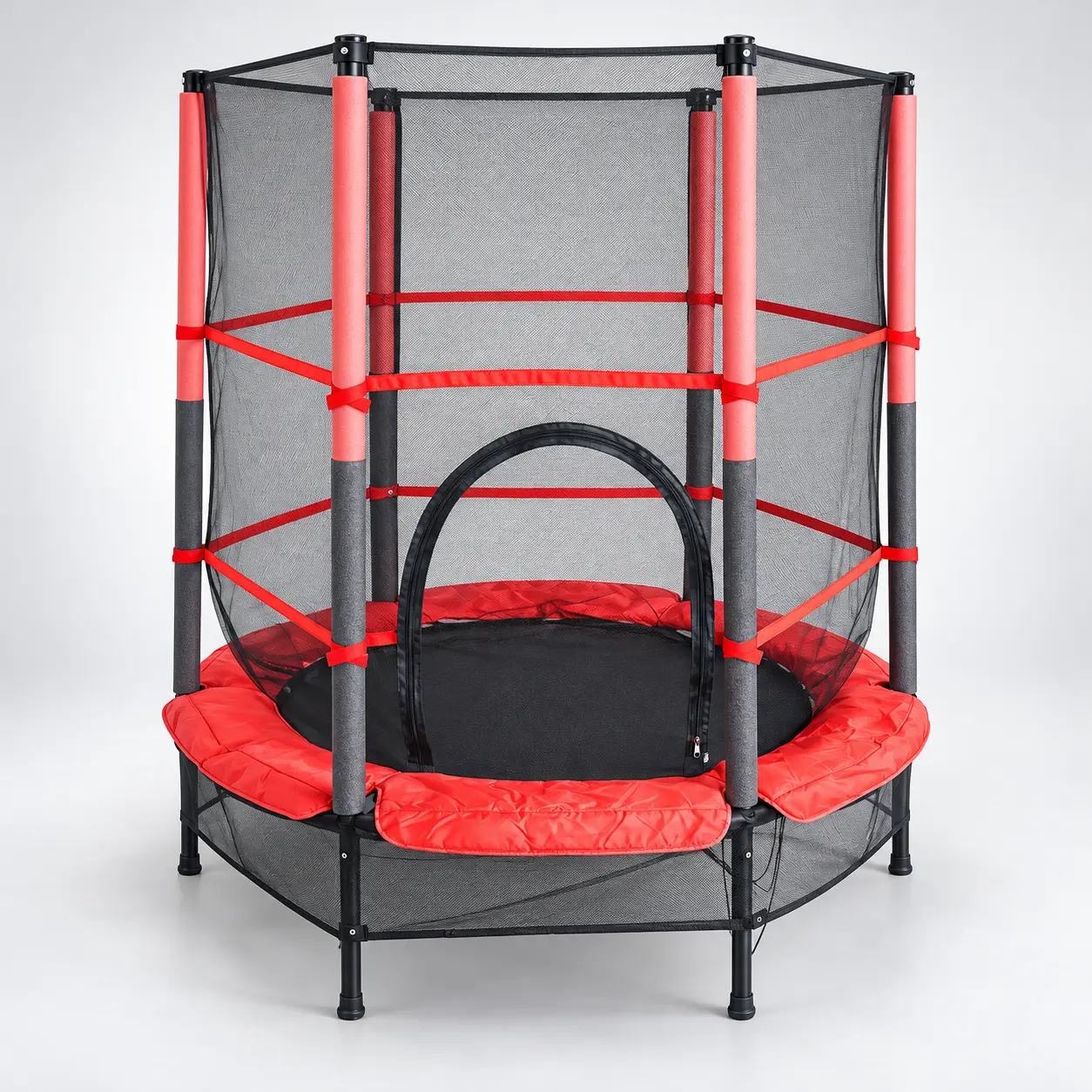 ترامبولين أطفال بشبكة أمان – 140 سم  | Kids Trampoline with Safety Net – 140 cm