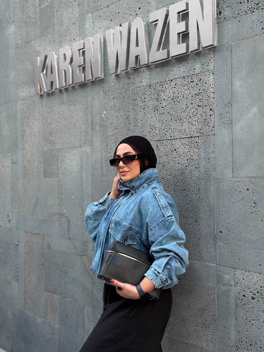 Oversized Imported Denim Jacket (578)