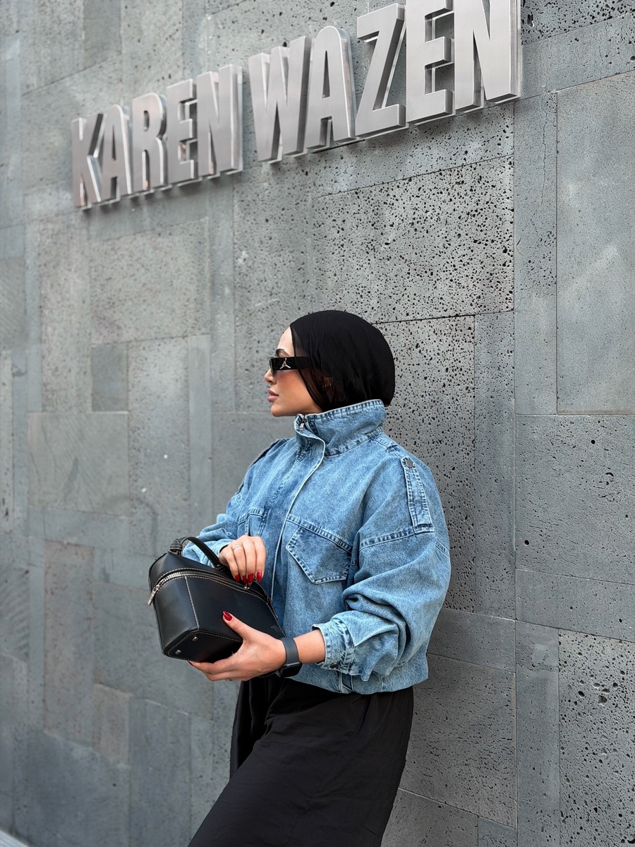 Oversized Imported Denim Jacket (578)