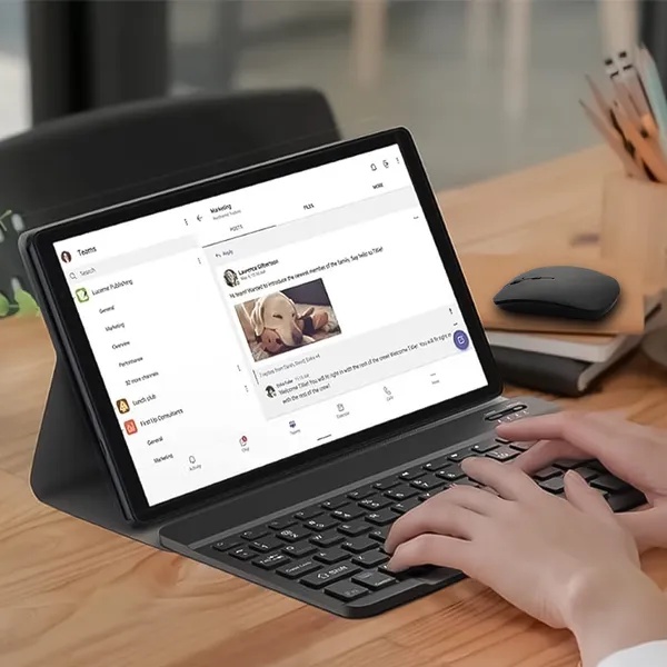 تابلت G60 Pro Max بشاشة عالية الدقة - ذاكرة 512GB، رام 12GB، دعم 5G مع كيبورد وماوس ونظام أندرويد