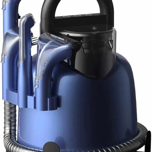 مكنسة كهربائية متعددة الاستخدامات للتنظيف الجاف والرطب من DENX - طراز DX2508 بقوة 900 واط مع خاصية تسخين المياه وخزانين منفصلين وضمان عام كامل