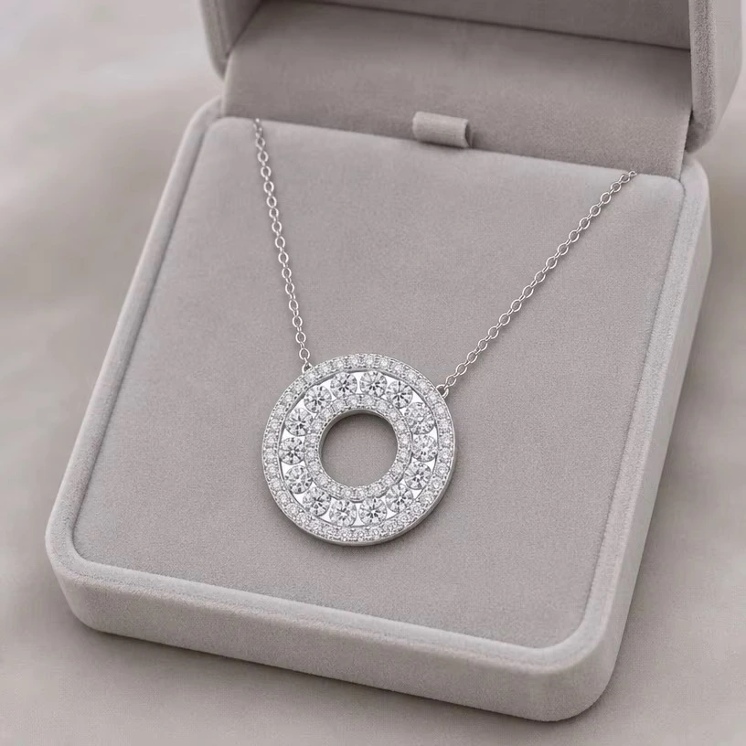 Double circle Necklace