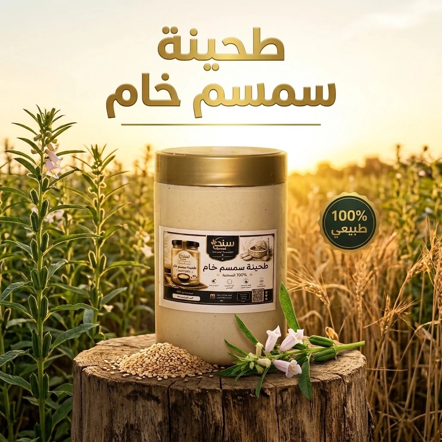 طحينة سمسم خام