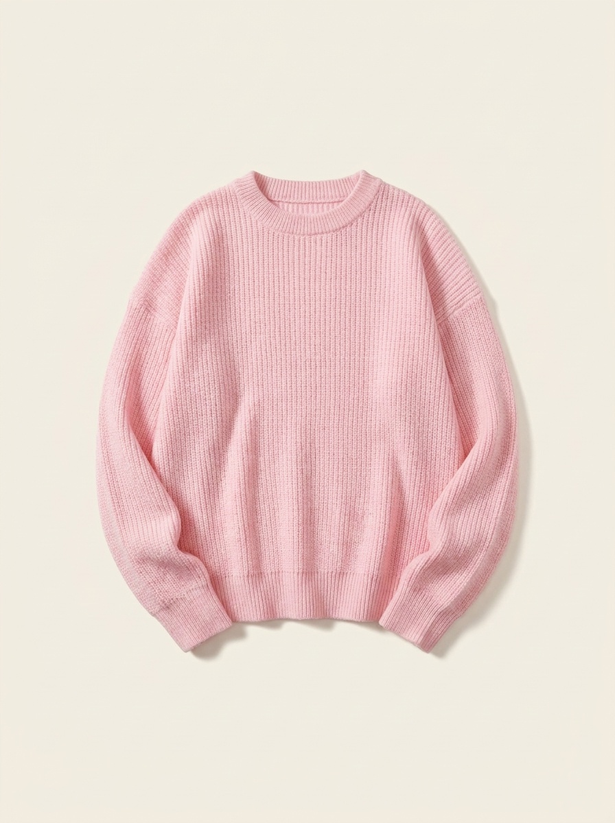 Sway, Ribbed Crew Knit