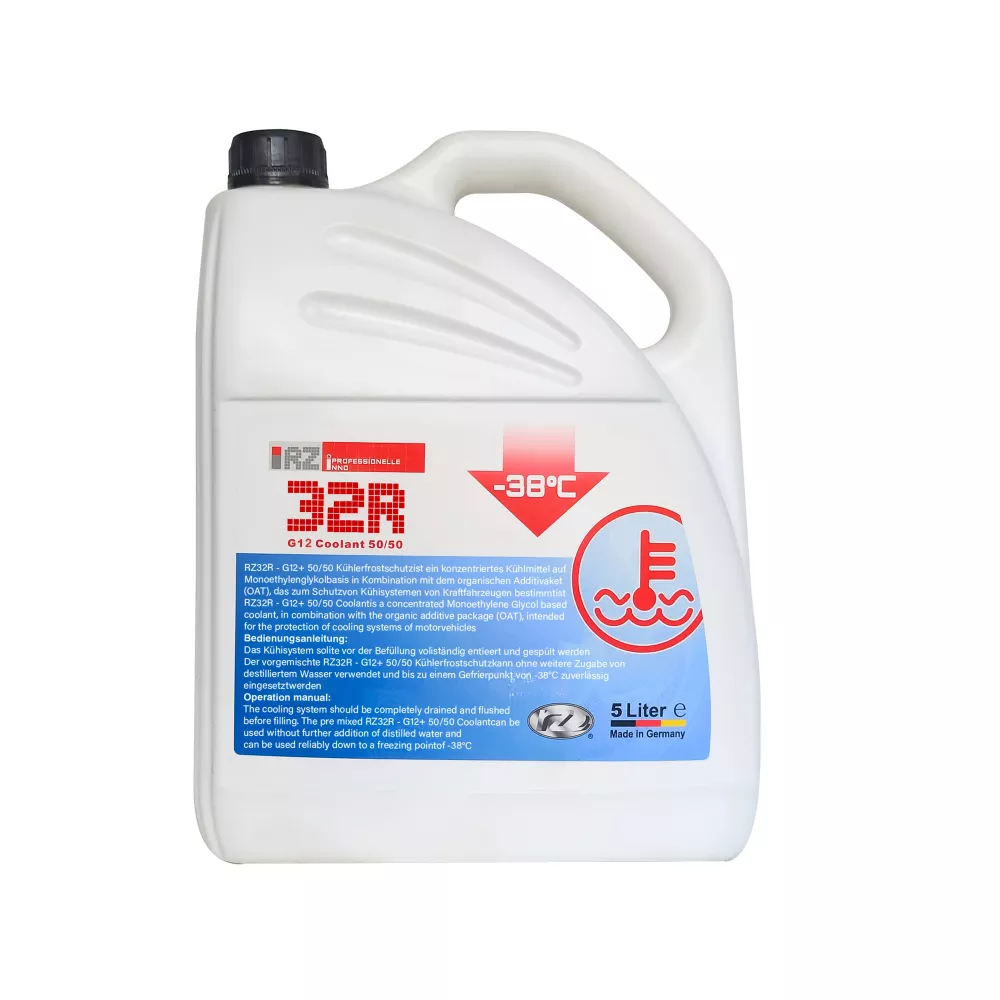 سائل التبريد رزويل RZ32R مياه ردياتير احمر G12+ 50/50 5L