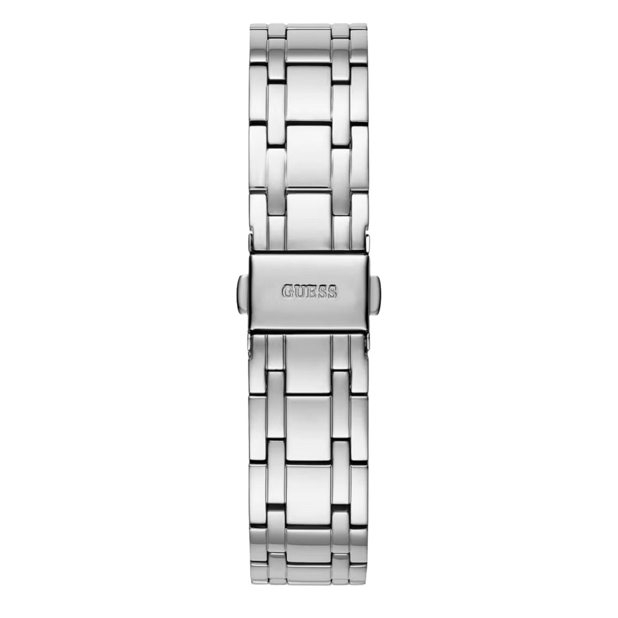 ساعة جيس كوزمو للنساء Original Guess Cosmo Diamonds Blue Dial Silver Steel Strap Watch for Women – GW0033L5