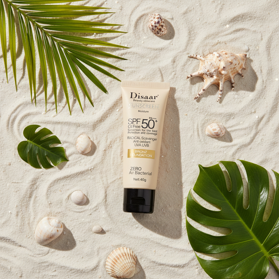 Disaar Vitamin C Sunscreen Bronz Foundation SPF 50+ 40g