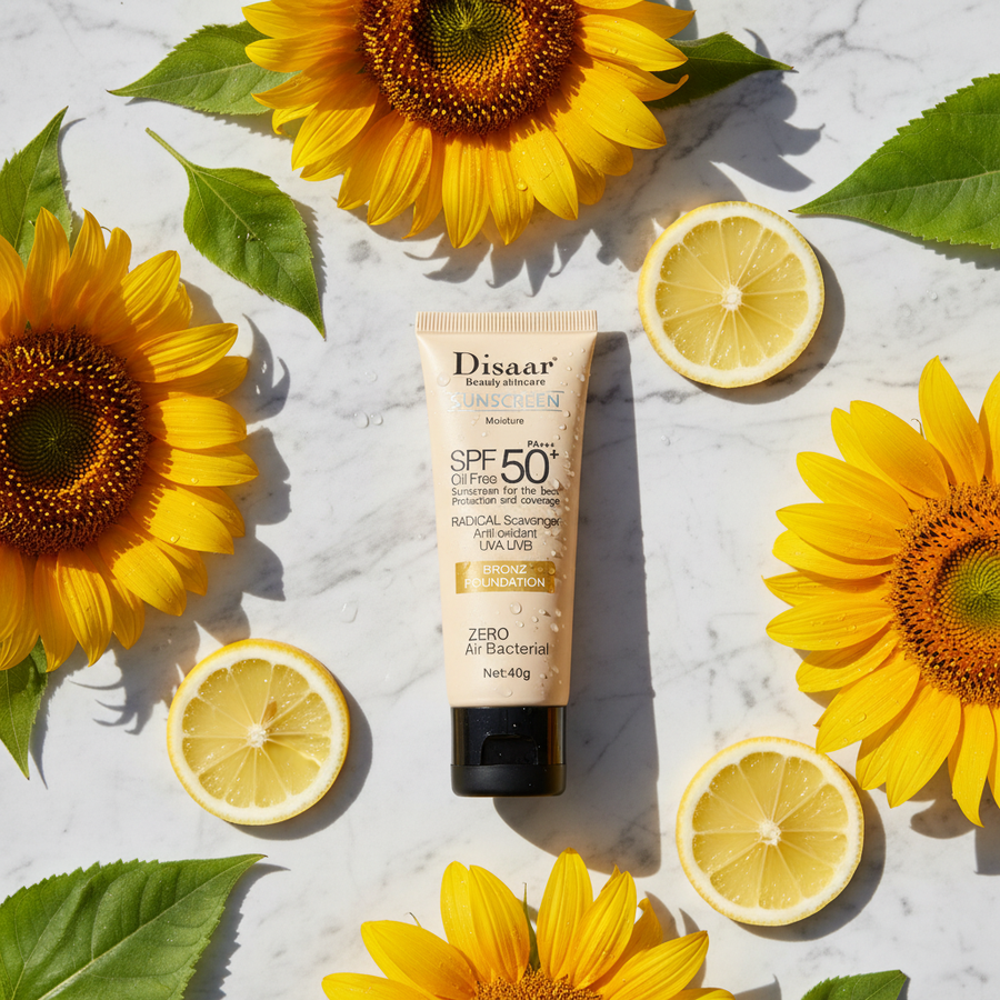 Disaar Vitamin C Sunscreen Bronz Foundation SPF 50+ 40g