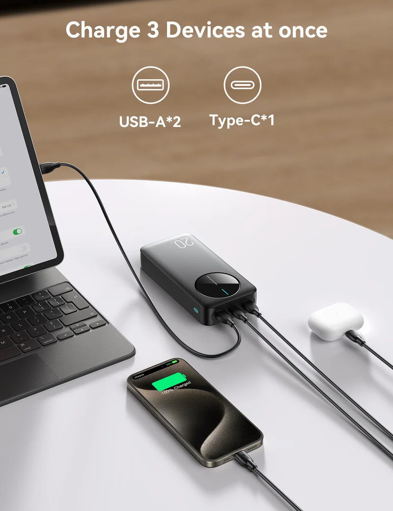 JOYROOM JR-PBF14 20000mAh LED Power Bank 2.4A