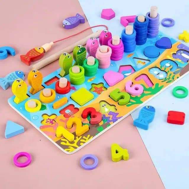 🧮 عداد بورد تعليمي 6 في 1 – Logharithmic Board