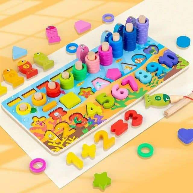 🧮 عداد بورد تعليمي 6 في 1 – Logharithmic Board