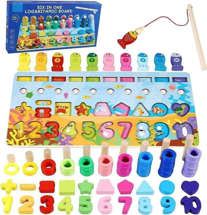 🧮 عداد بورد تعليمي 6 في 1 – Logharithmic Board