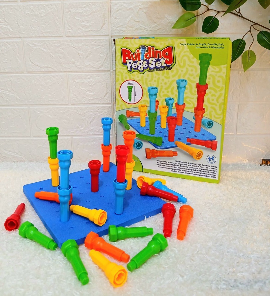 🫧 فقاعات ومكعبات – Bubbles & Blocks