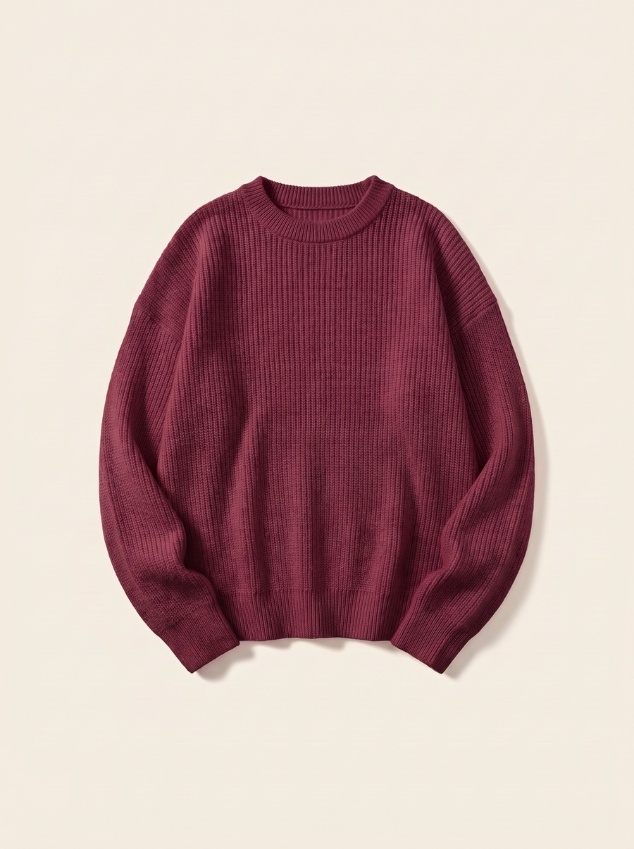 Sway, Ribbed Crew Knit