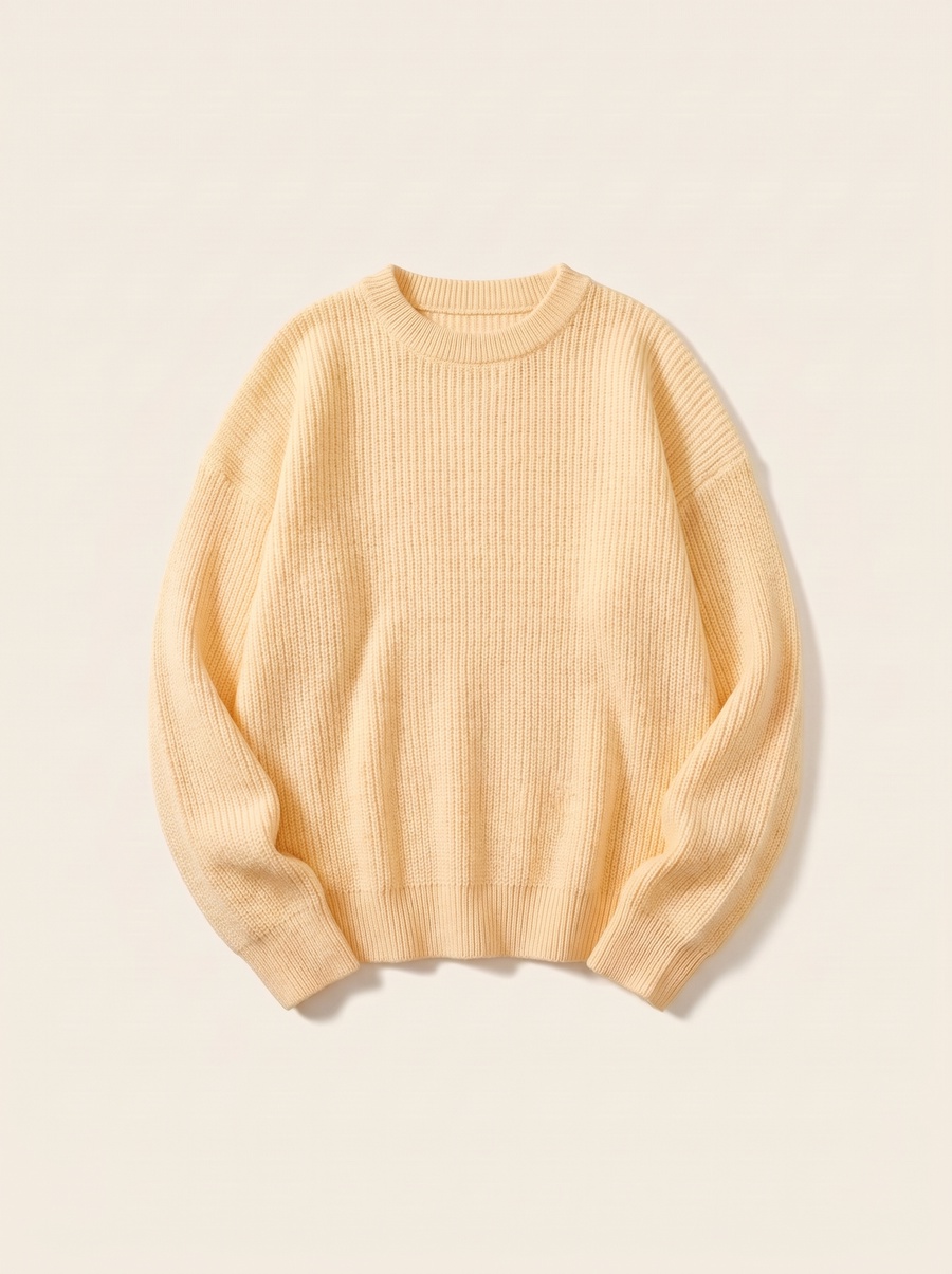 Sway, Ribbed Crew Knit