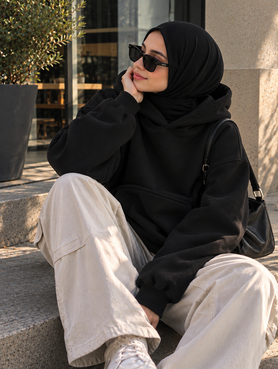 Over sized hoodie