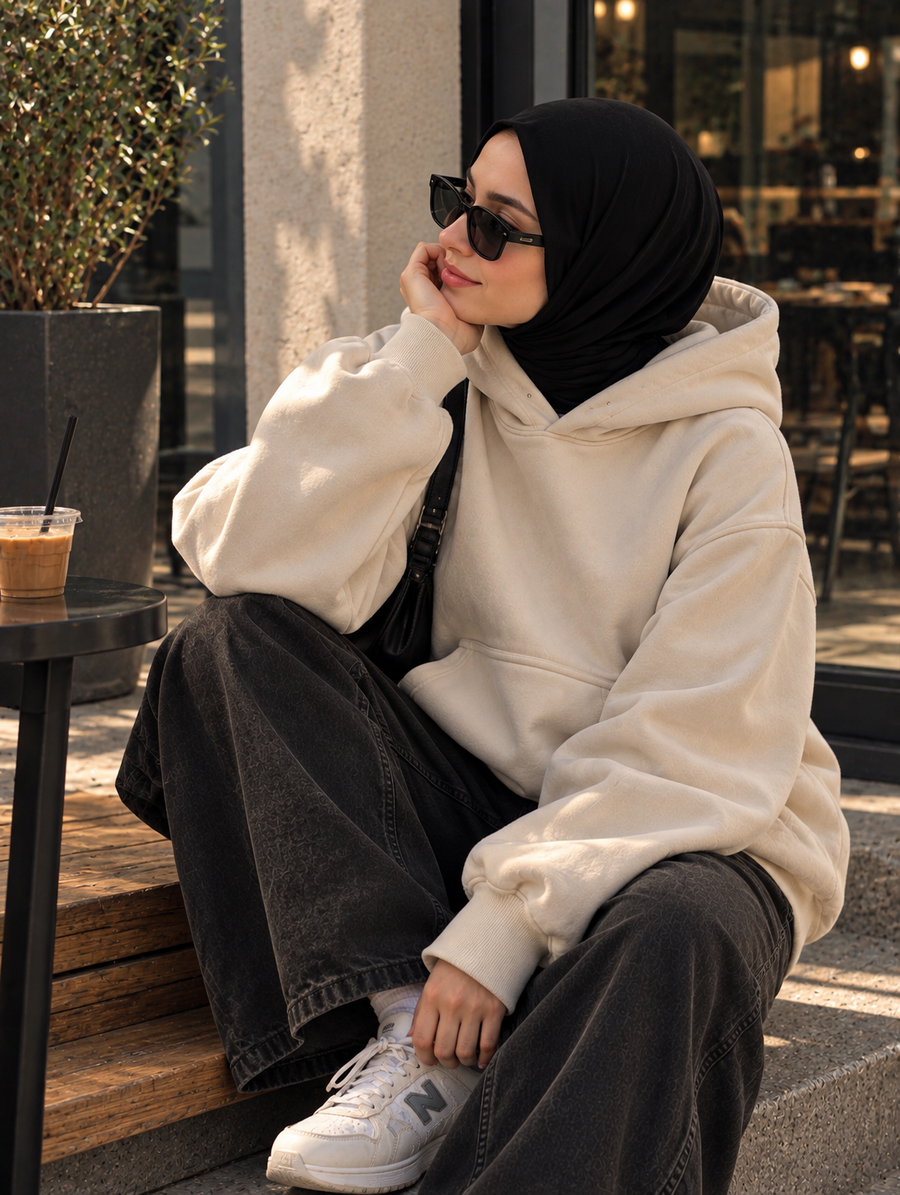 Over sized hoodie