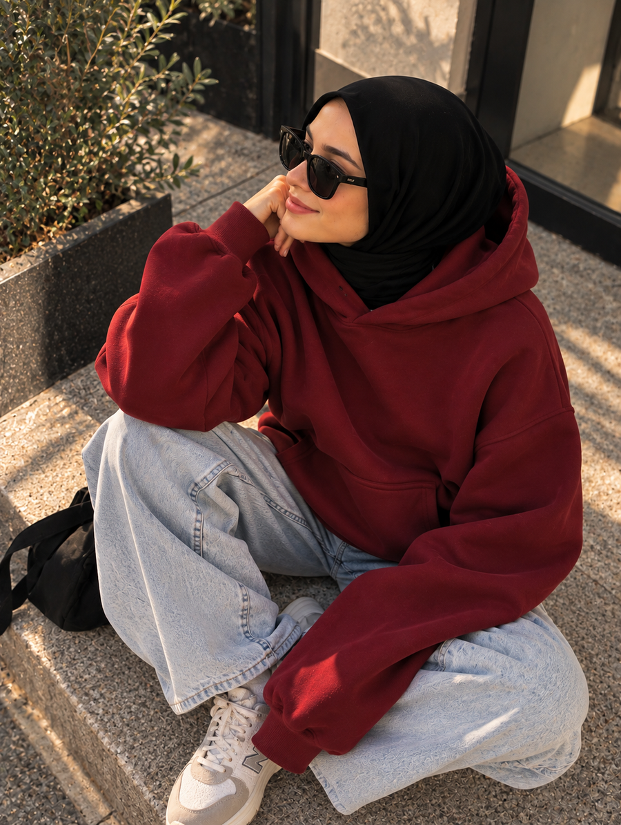 Over sized hoodie