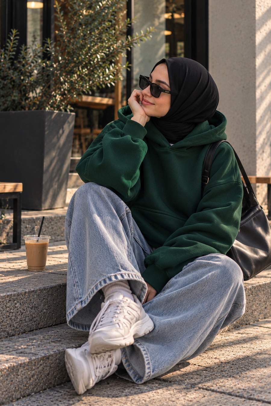 Over sized hoodie