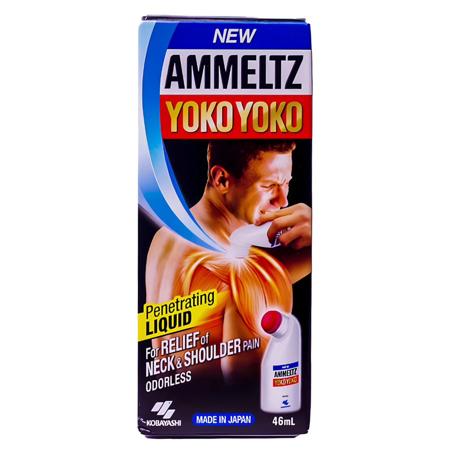 Kobayashi, Ammeltz Yoko Yoko Odorless Penetrating Liquid for Neck and Shoulder Pain Relief, 46 ml