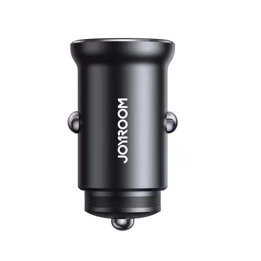 JOYROOM JR-CCN05 30W Mini Metal Car Charger USB-C PD + USB-A QC3.0