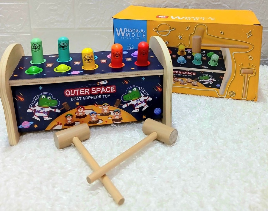 🐹🔨 لعبة الهامستر والمطرقة الخشبية – Whack a Mole 🌈
