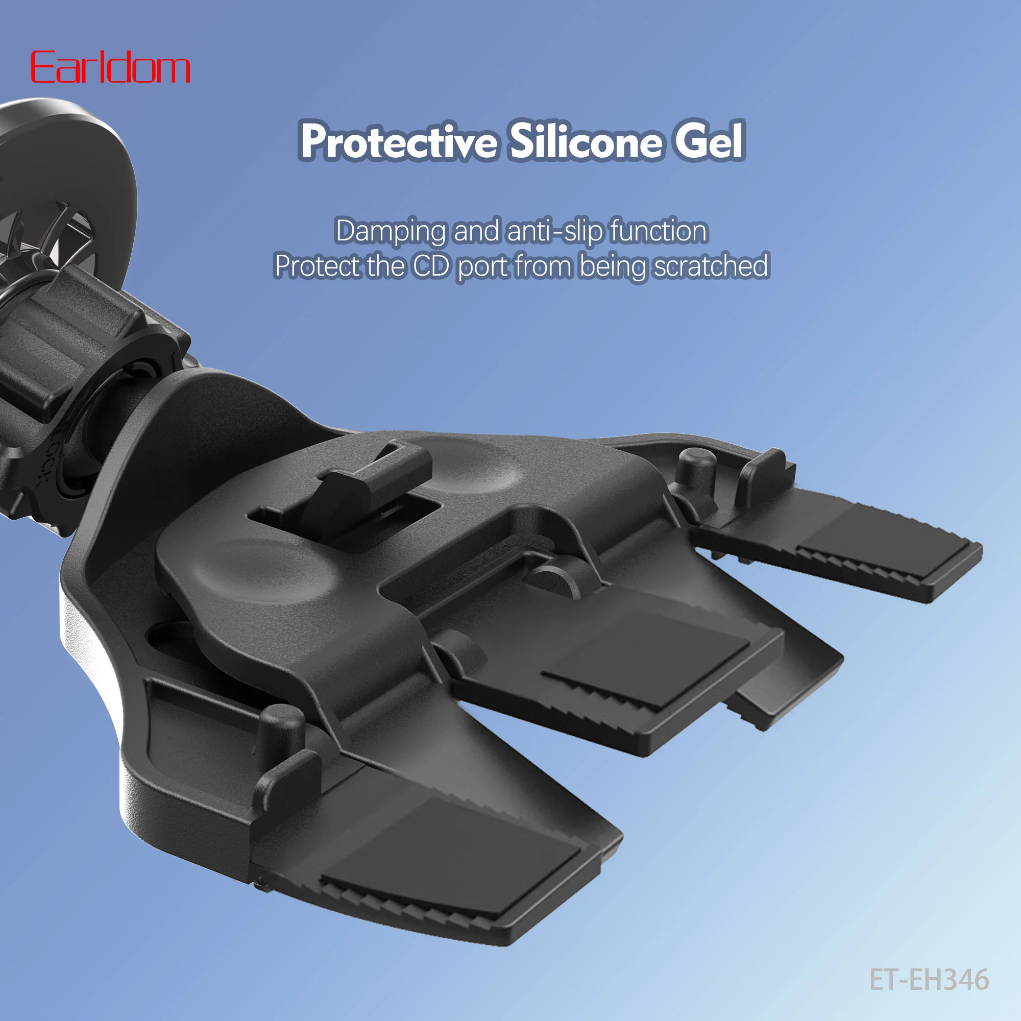 Earldom ET-EH346 Magnetic Phone Holder – Black